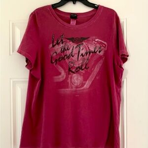 Harley-Davidson Ladies Tee with Bling!!   Christmas gift!!